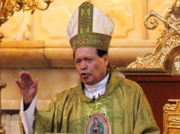 Rivera Carrera lamentó que el pontífice no acuda a la Ciudad de México. NOTIMEX  /