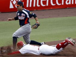 Tigres abrió el juego con una carrera en la primera entrada y dos en la segunda. NOTIMEX  /