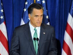 La victoria de Romney en las primarias celebradas el domingo lo afianza en la carrera por conseguir la nominación republicana. EFE  /