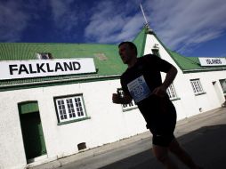 Una calle de islas Malvinas, llamadas Falkland por el Reino Unido. ARCHIVO  /