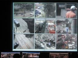La Secretaría de Seguridad Ciudadana de Guadalajara monitorea la ciudad desde el Cecoe. ARCHIVO  /