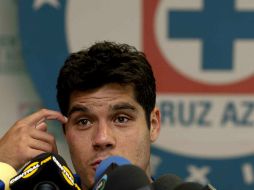 El delantero de Cruz Azul tomó con sentido del humor su operación de apendicitis. MEXSPORT  /