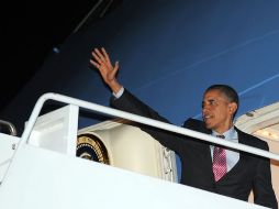 El presidente Barack Obama partió a Asia la madrugada del sábado. AFP  /