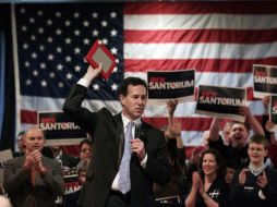 Los sondeos ya habían pronosticado una victoria en Luisiana de Rick Santorum. AP  /