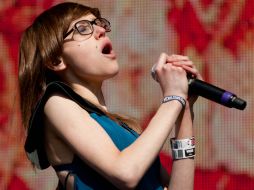 Denise Gutiérrez, mejor conocida como Lo Blondo, vocalista de Hello Seahorse!. NTX  /