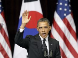 La defensa de misiles, declaró, debería ser 'un área de cooperación, no de tensión'. AP  /