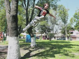 Una exhibición de Parkour (el arte del desplazamiento) se incluye entre las actividades del Festival Vive Cultura del CUCEA.  /