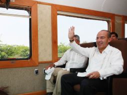 La derrama total en viviendas fue de 1.4 millones de millones de pesos, puntualizó el Presidente Calderón. NTX  /