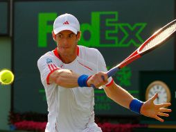Andy Murray sigue con vida en el Masters de Miami. AFP  /