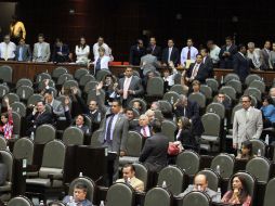 En el salón de plenos, fue aprobado el proyecto de decreto que expide la Ley federal de Justicia para adolescentes. NTX  /