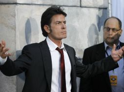 Sheen comentó que después de su partida del programa de la CBS no tenía ningún plan. ARCHIVO  /