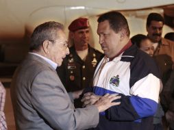 Este es el segundo viaje de Chávez a Cuba, tras la última operación a la que se sometió. EFE  /