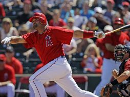 Alberto Pujols ahora dará fuerza al line up de los Angelinos. AP  /