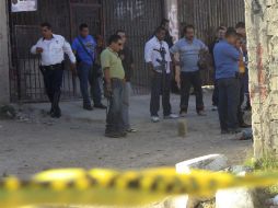 En la escena del crimen fueron asegurados cinco casquillos del calibre 38 súper y otros cinco más del calibre 45.  /