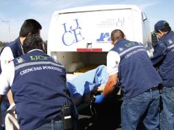 El cuerpo fue encontrado ''encostalado'' en un canal que conduce de carretera de Chapala a Chulavista.  /