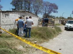 La víctima atacada a balazos iba saliendo de su casa cuando fue atacado. ESPECIAL  /