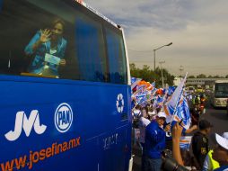 Josefina Vázquez Mota, acompañará este domingo a Isabel Miranda al registro de su candidatura. NTX  /