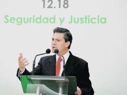 Peña Nieto sólo se hizo presente ayer mediante su cuenta de Twitter, en la que habló sobre el Día Mundial de la Salud. EL UNIVERSAL  /