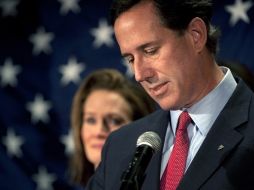 Rick Santorum anunció la suspensión de su búsqueda por la nominación presidencial. AFP  /