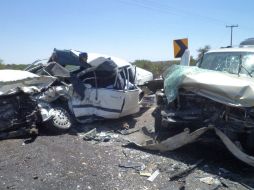 El automóvil Chevrolet Century conducido a exceso de velocidad se impactó contra la camioneta Chevrolet TrailBlazer.  /