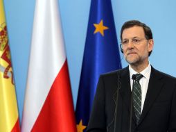 Mariano Rajoy durante la celebración de la sesión plenaria de la VIII cumbre bilateral en Varsovia. EFE  /