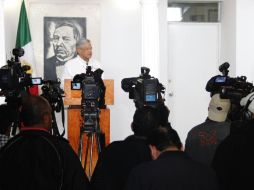 Como cada mañana, este domingo López Obrador ofreció una rueda de prensa. NOTIMEX  /