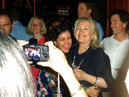 La secretaria de Estado bailó durante gran parte de la noche, dijeron fuentes anónimas. REUTERS  /