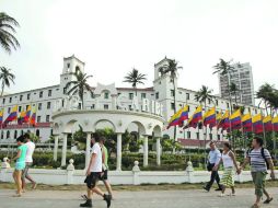 Imagen del Hotel Caribe, lugar donde se hospedaron agentes estadounidenses señalados por un escándalo sexual. AP  /