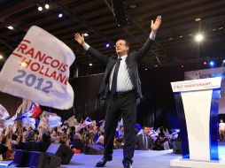 Aunque con una diferencia marginal Hollande va a la cabeza, según los sondeos. REUTERS  /