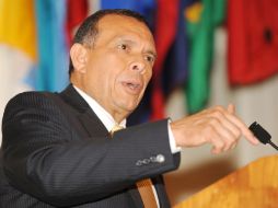 El presidente de Honduras, Porfirio Lobo, dirigió el mensaje a los precandidatos presidenciales del Partido Nacional. ARCHIVO  /