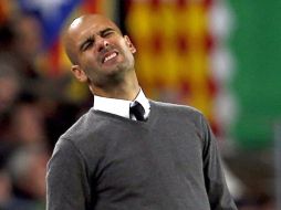 Guardiola sufrió bastante el partido ante el Chelsea. EFE  /