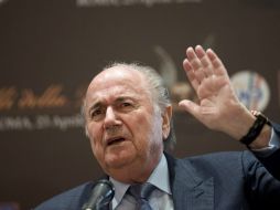 El presidente de la FIFA, Joseph Blatter, ha querido limpiar la imagen del organismo en estos últimos meses. EFE  /