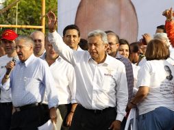 En su último día de visita en Guadalajara, Andrés Manuel López Obrador desayunó con el cardenal José Francisco Robles Ortega.  /