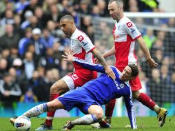 El Chelsea está ahora quinto, por delante del Tottenham (6º) que juega este domingo contra el Blackburn. AFP  /