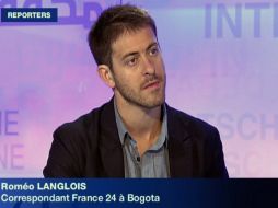 El periodista francés Romeo Langlois, realizaba un documental sobre las operaciones antidrogas, cuando desapareció. AFP  /