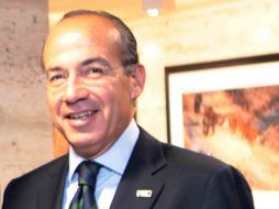 México necesita perseverar en la construcción de un auténtico Estado de derecho: Calderón. EL UNIVERSAL  /