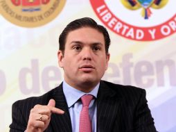 El ministro de Defensa, Juan Carlos Pinzón, aclaró que por el  momento no está contemplada ninguna operación militar de rescate. AFP  /