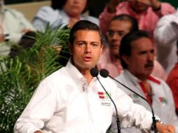Peña Nieto reiteró que para combatir el crimen organizado en México hay que atender causas como la pobreza. NTX  /