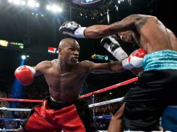 'Money' Mayweather sabe que está en la recta final de su carrera y esta vez fue menos estridente para intimidar a sus rivales.MEXSPORT  /