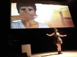 Diferentes elementos artísiticos interactúan entre sí, como el  vídeo, sonido y pintura. ARCHIVO  /