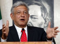 López Obrador anunció la conclusión de la primera etapa de su campaña. NOTIMEX  /