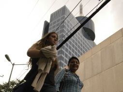 Aspectos del WTC, horas antes del primer debate entre los cuatro candidatos presidenciales.NOTIMEX  /