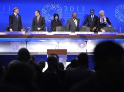 Reunión en el año 2011, del Fondo Monterio Internacional. ARCHIVO  /