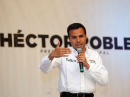 Héctor Robles considera que es un momento histórico porque dice, el PRI regresará a Casa Jalisco. ARCHIVO  /