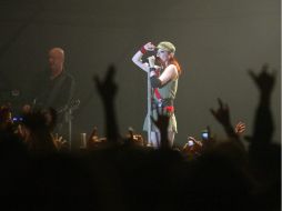 Shirley Manson (vocal) y la banda reivindican el derecho a sacar lo negativo con este disco. ARCHIVO  /