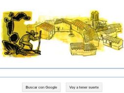 El doodle de hoy nos lleva a Comala, con Juan Rulfo. ESPECIAL  /