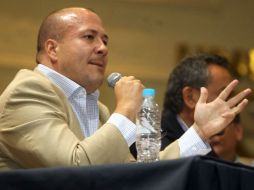 Enrique Alfaro dijo que el apoyo que ha recibido de varios políticos refleja que su proyecto es plural. ARCHIVO  /