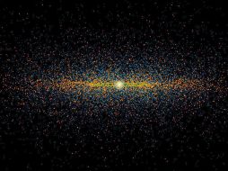 Además de detectar asteroides la sonda tiene la misión de observar galaxias que se encuentran a miles de millones de años luz. EFE  /