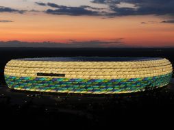 La Allianz Arena en Munich se encuentra lista para el juego definitivo de la Champions. AFP  /