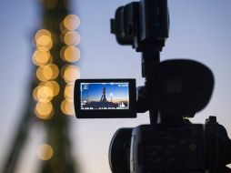 Fotografía cedida por la NASA de la nave rusa Soyuz TMA-04M vista en el monitor de una cámara de video. EFE  /